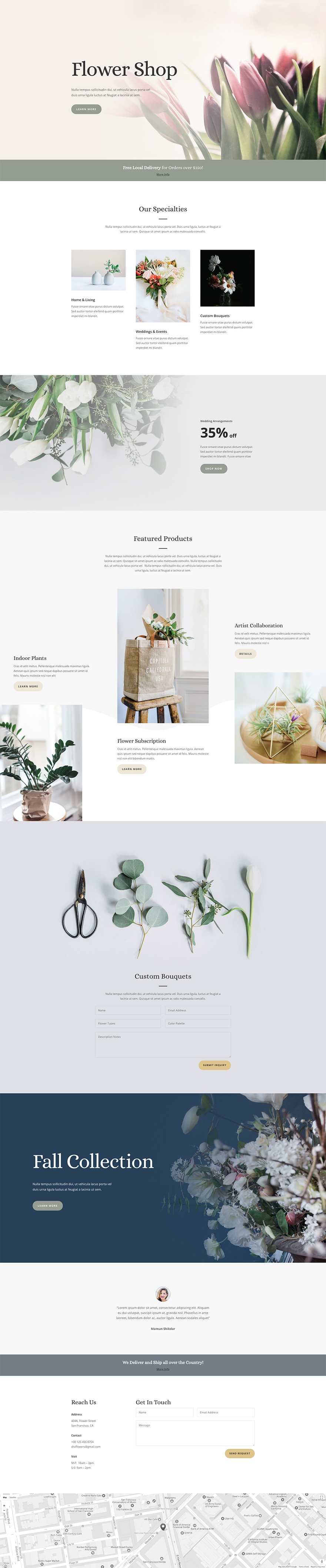 visual-web-page-builder-kuching-beautiful-stunning-florist-landing-page-premium-theme-free