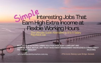 Simple Interesting Jobs That Earn High Extra Income at Flexible Working Hours in Kuching